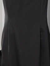Ruffle Slit Maxi Dress by ALE AVENA – hemline detail