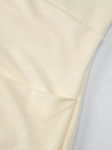 Split Backless Halter Neck Maxi Dress by ALE AVENA – colour options