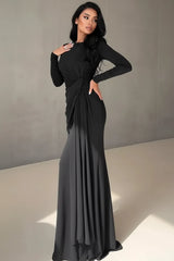 Twisted Long Sleeve Maxi Dress by ALE AVENA – sleeve detail