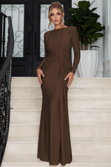 Twisted Long Sleeve Maxi Dress by ALE AVENA – colour options