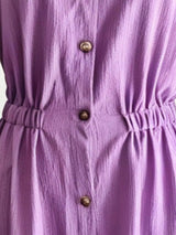 Textured Button-Down Maxi Dress by ALE AVENA – inclusive sizing chart S to XXXL